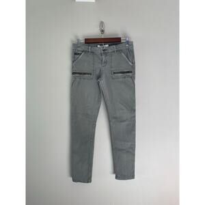 ABERCROMBIE & FITCH VINTAGE Y2K Green Stretch Jeggings with Zipper Pockets